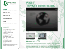 Tablet Screenshot of everestplastics.com